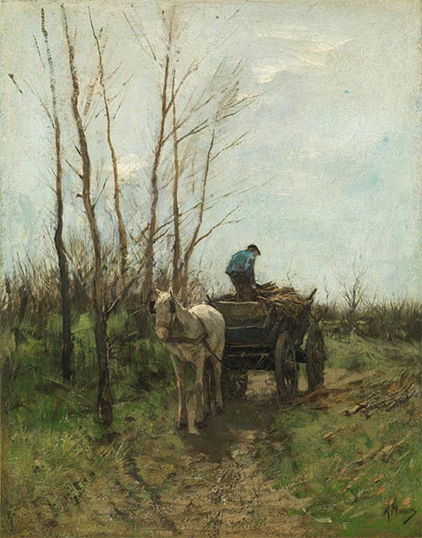 Holz sammeln | Anton Mauve | Gemälde Reproduktion
