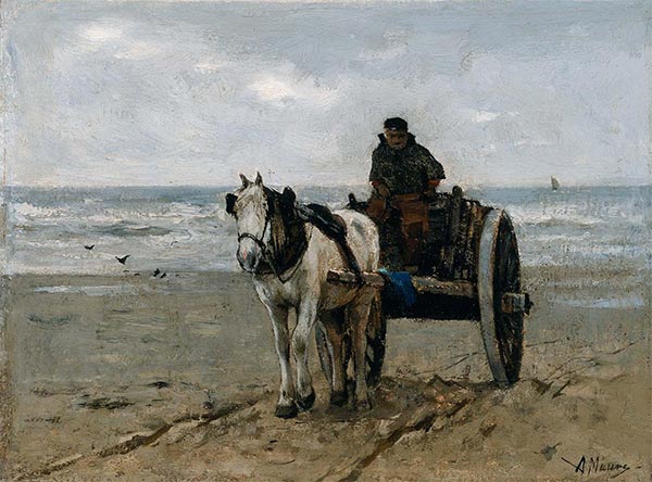 Seaweed Gatherer | Anton Mauve | Painting Reproduction