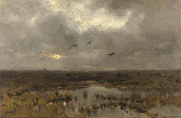Der Sumpf, c.1885/88 | Anton Mauve | Gemälde Reproduktion