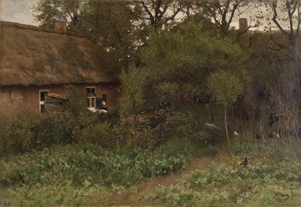 Der Gemüsegarten, c.1885/88 | Anton Mauve | Gemälde Reproduktion