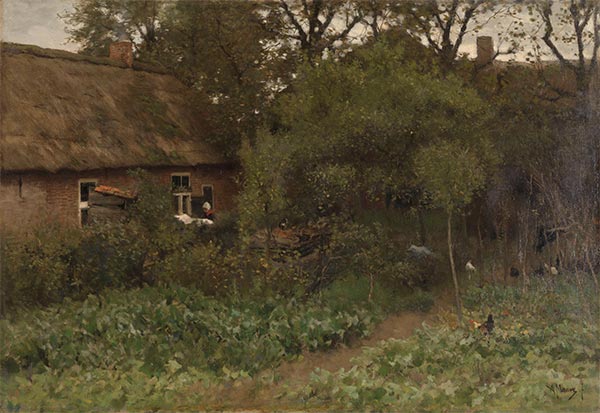 The Vegetable Garden | Anton Mauve | Painting Reproduction
