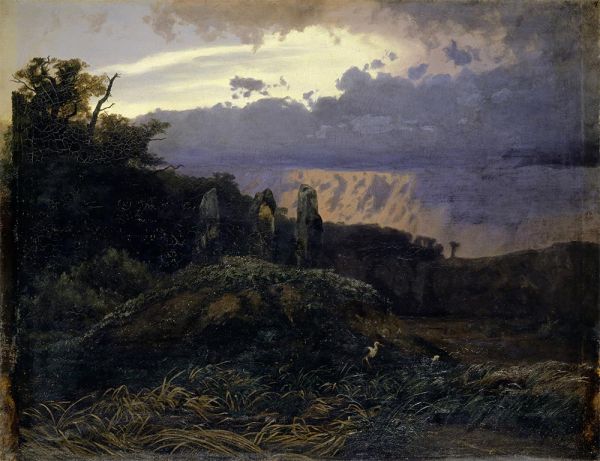 Dolmen, 1847 | Arnold Bocklin | Painting Reproduction