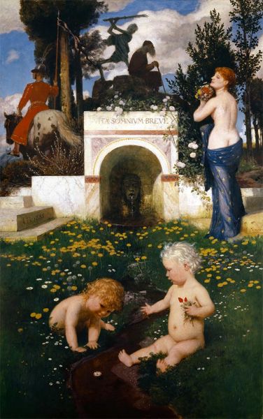 Vita somnium breve (Life a Short Dream), 1888 | Arnold Bocklin | Painting Reproduction