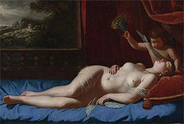Venus und Amor, c.1625/30 von Artemisia Gentileschi | Gemälde-Reproduktion