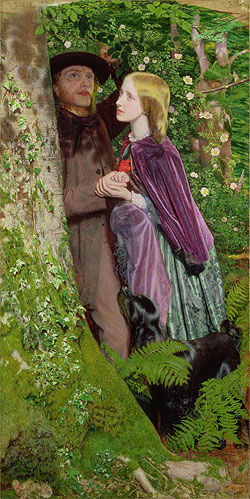 The Long Engagement, 1859 by Arthur Hughes | Painting Reproduction