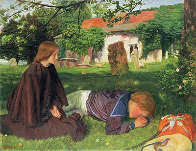 Home from the Sea, 1863 by Arthur Hughes | Painting Reproduction