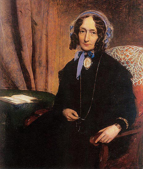 Portrait of an Elderly Woman, 1851 by Arthur Hughes | Painting Reproduction