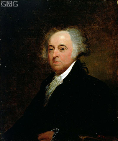 Portrait of John Adams, 1835 | Asher Brown Durand | Gemälde Reproduktion