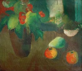 Still Life with Begonia | August Macke | Painting Reproduction