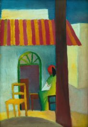 Turkish Cafe I | August Macke | Painting Reproduction