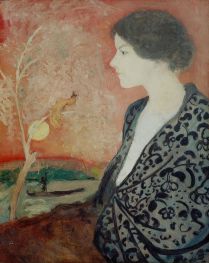 Portrait of Elisabeth Gerhardt | August Macke | Painting Reproduction