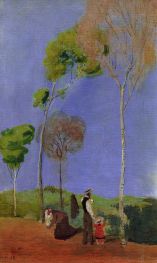 People Going for a Stroll | August Macke | Painting Reproduction