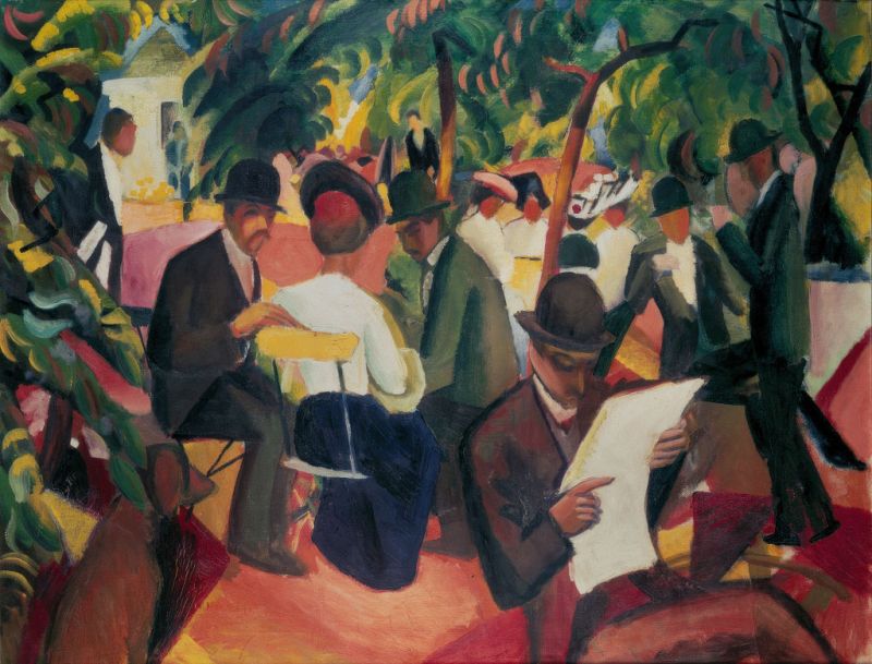 Garden Restaurant, 1912 | August Macke