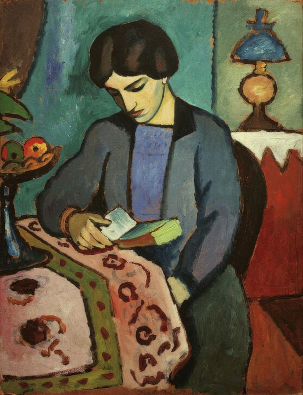 The Wife of the Artist, 1912 | August Macke