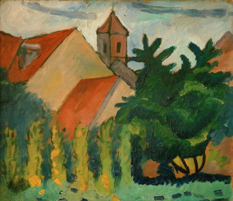 Church in Kandern, 1911 | August Macke