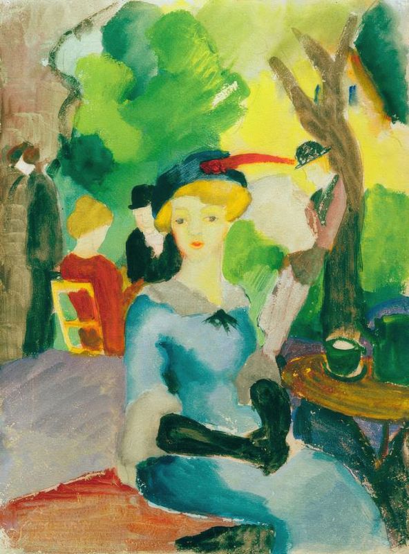 Figures in the Park, 1913 | August Macke