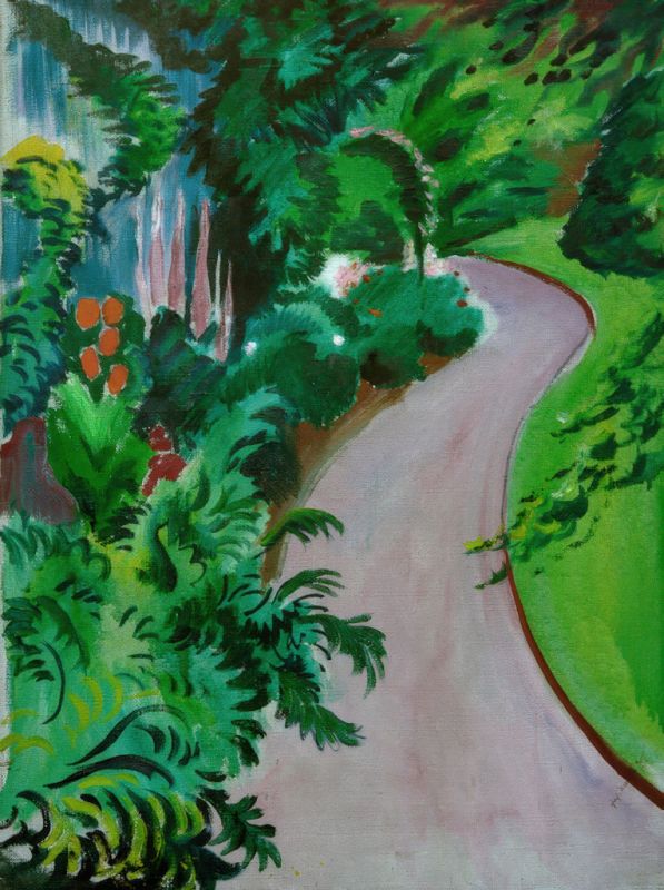 August Macke | Garden Path, 1912 Garden Path, 1912 | August Macke