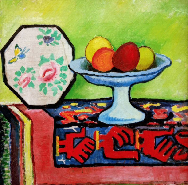 August Macke | Still Life with Bowl of Apples, 1911 Still Life with Bowl of Apples, 1911 | August Macke