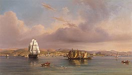 Trieste, 1858 by August Anton Tischbein | Painting Reproduction