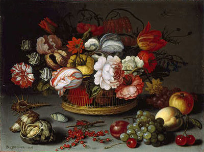 Basket of Flowers, c.1622 | van der Ast | Painting Reproduction
