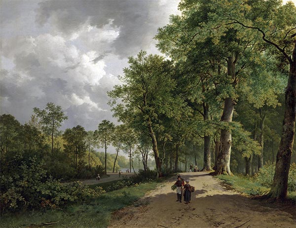 Blick auf Park, 1835 | Barend Cornelius Koekkoek | Gemälde Reproduktion