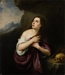 Penitent Magdelene, c.1650/65 by Murillo | Painting Reproduction