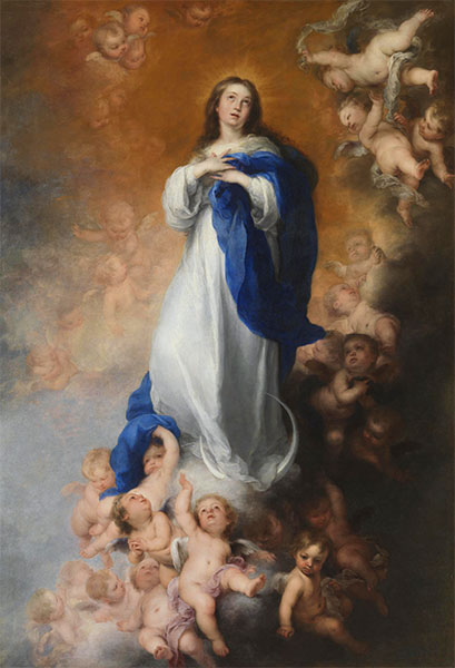 The Immaculate Conception of Los Venerables, c.1678 | Murillo | Painting Reproduction