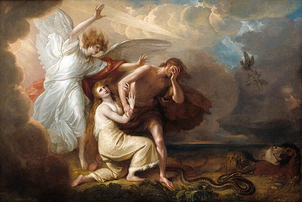 The Expulsion of Adam and Eve from Paradise, 1791 | Benjamin West | Painting Reproduction