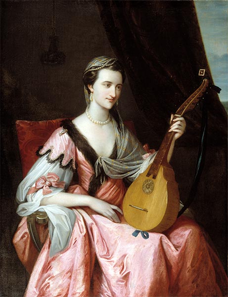 Mary Hopkinson, c.1764 von Benjamin West | Gemälde-Reproduktion