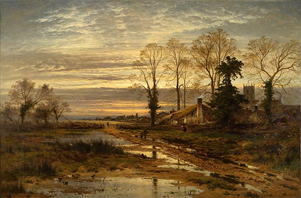 February Fill Dyke, Undated | Benjamin Williams Leader | Painting Reproduction