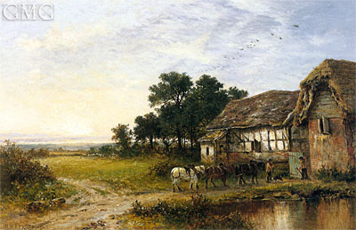 Returning Home, 1897 | Benjamin Williams Leader | Gemälde Reproduktion