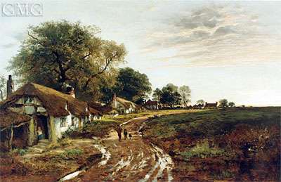 Sunshine After Rain, 1882 | Benjamin Williams Leader | Gemälde Reproduktion