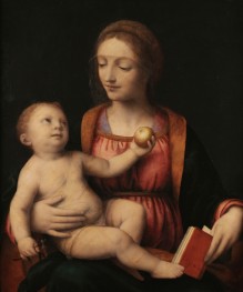 Virgin Mary with the Child and the Apple | Bernardino Luini | Painting Reproduction