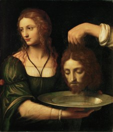 Salome empfängt das Haupt des heiligen Johannes des Täufers | Bernardino Luini | Gemälde Reproduktion