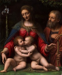 Holy Family, n.d. by Bernardino Luini | Painting Reproduction