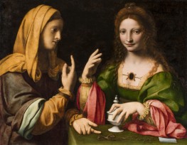 The Conversion of the Magdalene, 1520 by Bernardino Luini | Painting Reproduction