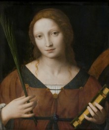 Saint Catherine of Alexandria, c.1495/32 by Bernardino Luini | Painting Reproduction