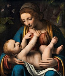 Madonna with the Christ Child | Bernardino Luini | Painting Reproduction