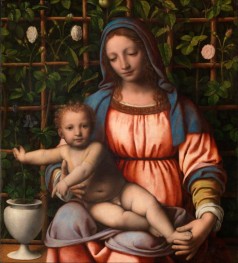 Madonna and Child (Madonna of the Rose Garden) | Bernardino Luini | Painting Reproduction
