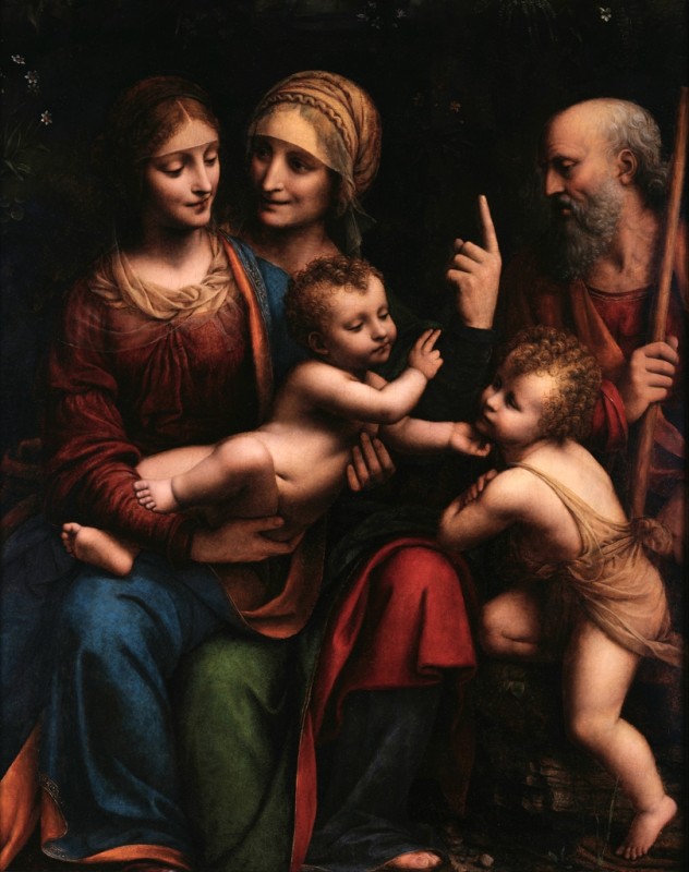 Bernardino Luini | The Holy Family with Saints Anne and John, c.1520/30 The Holy Family with Saints Anne and John, c.1520/30 | Bernardino Luini