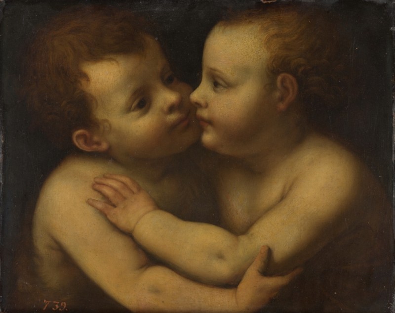 Bernardino Luini | Jesus and Saint John Embracing, n.d. Jesus and Saint John Embracing, n.d. | Bernardino Luini