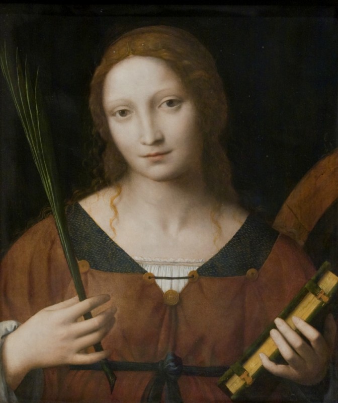 Bernardino Luini | Saint Catherine of Alexandria, c.1495/32 Saint Catherine of Alexandria, c.1495/32 | Bernardino Luini