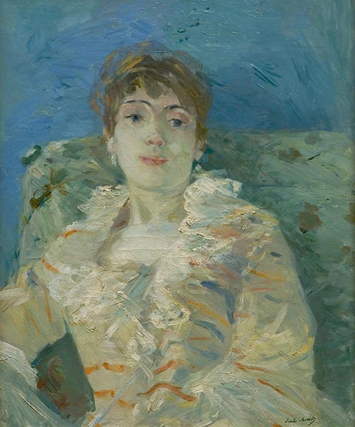 Girl on a Divan, c.1885 | Berthe Morisot
