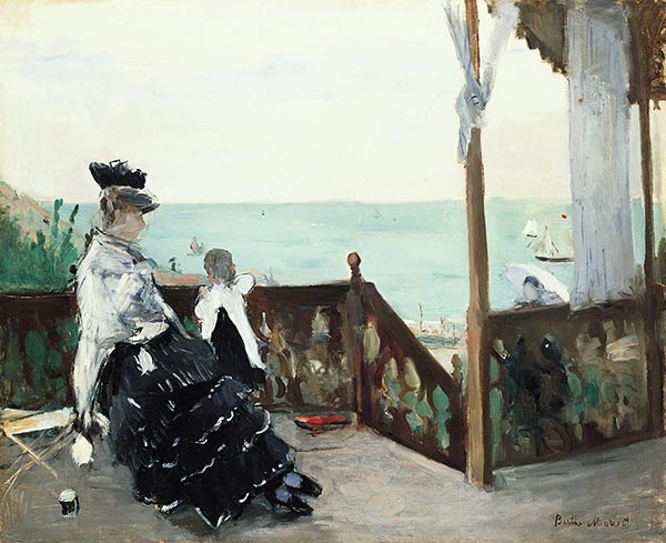 In a Villa at the Seaside, 1874 | Berthe Morisot