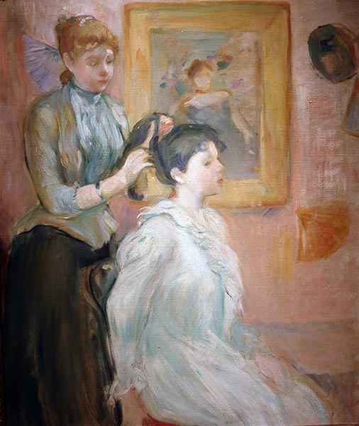 Die Frisur, 1894 | Berthe Morisot | Gemälde Reproduktion