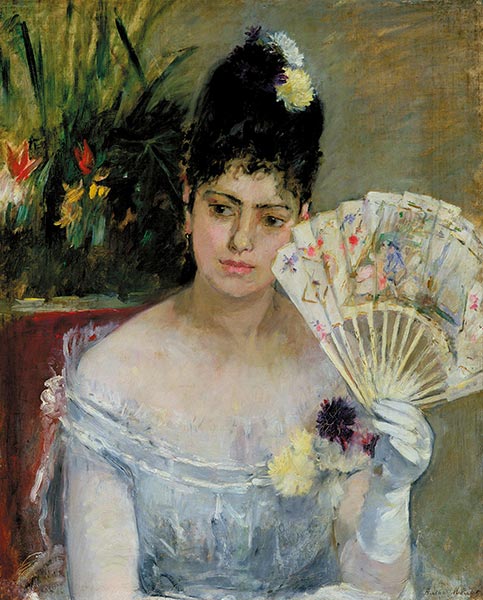 Beim Ball | Berthe Morisot | Gemälde Reproduktion