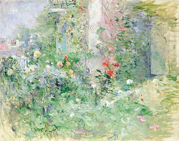 Der Garten bei Bougival, 1884 | Berthe Morisot | Gemälde Reproduktion