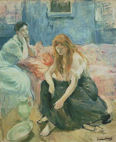 Two Girls, c.1894 | Berthe Morisot | Painting Reproduction