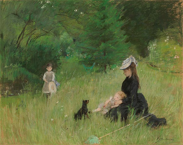 Im Park, c.1874 | Berthe Morisot | Gemälde Reproduktion