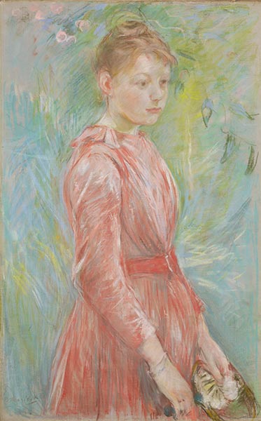 Berthe Morisot | Girl in Rose Dress, 1888 Girl in Rose Dress, 1888 | Berthe Morisot